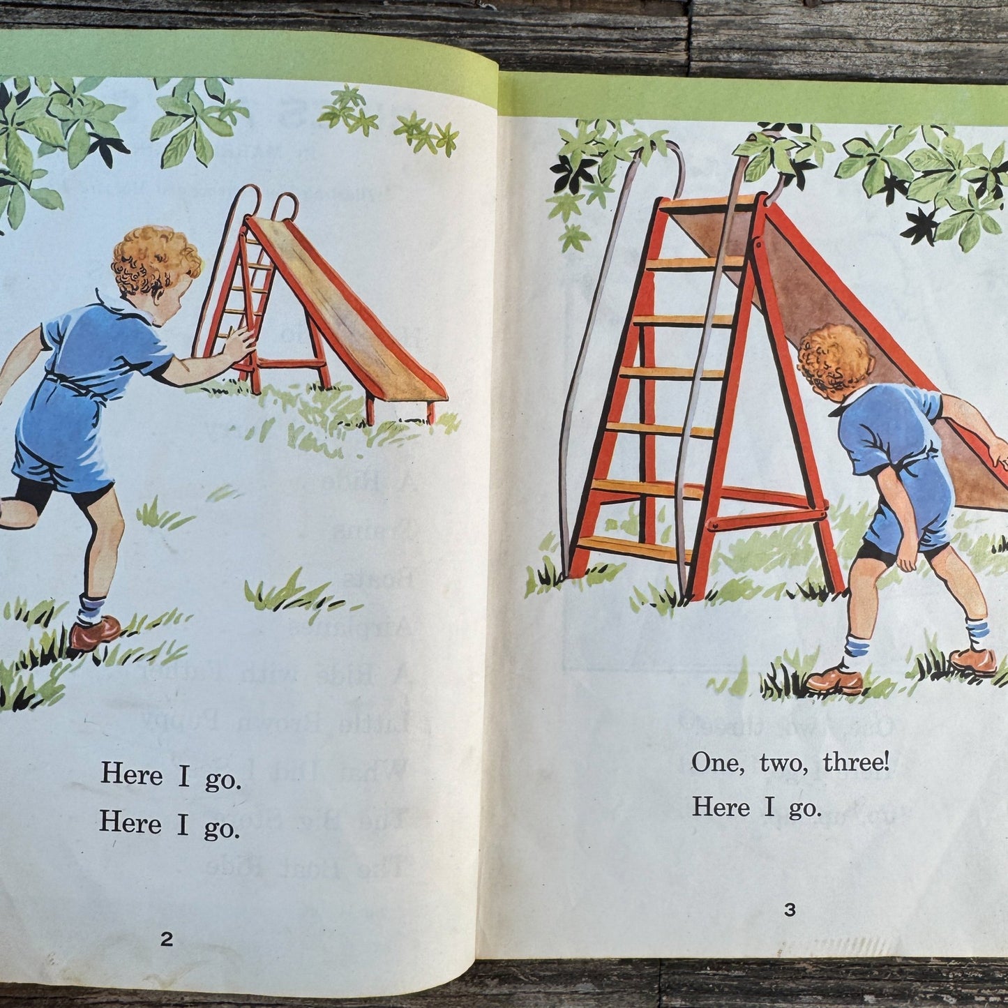 Rides and Slides, Mabel O'Donnell, The Alice and Jerry Books, Harper & Row, 1955 - Pretty Old Books