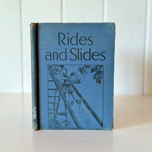 Rides and Slides, The Alice and Jerry Books, 1941 Elementary School Primer - Pretty Old Books