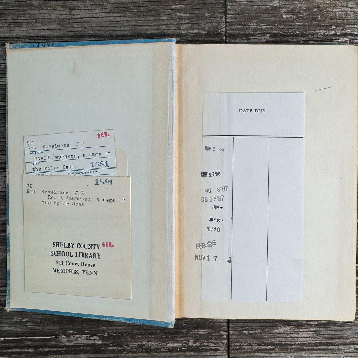 Roald Amundsen: A Saga of the Polar Seas, J. Alvin Kugelmass, 1955 - Pretty Old Books