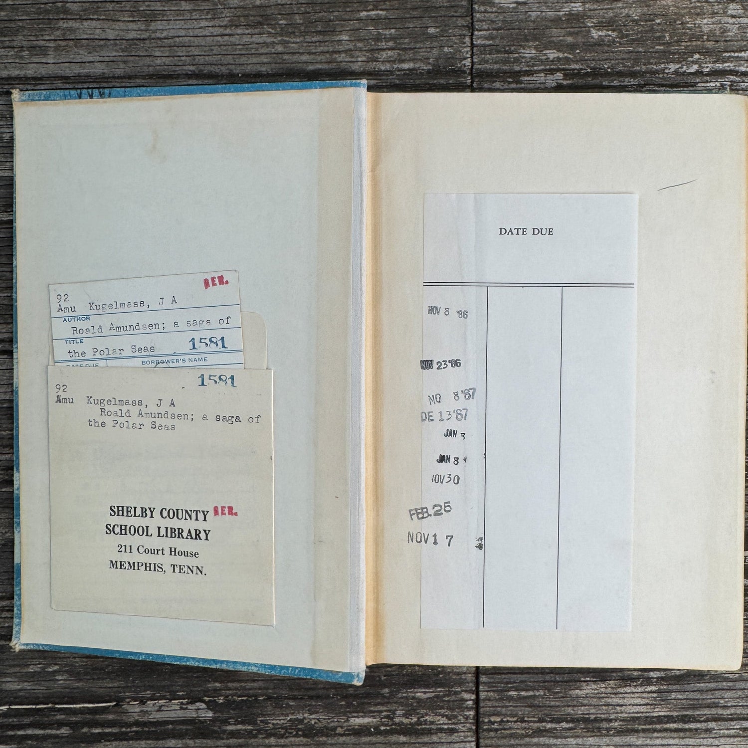 Roald Amundsen: A Saga of the Polar Seas, J. Alvin Kugelmass, 1955 - Pretty Old Books
