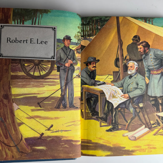 Robert E. Lee by David McDowell, Illustrated Juvenile Biography (1953) - Pretty Old Books