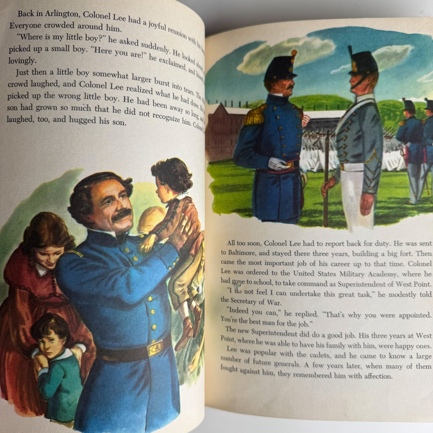 Robert E. Lee by David McDowell, Illustrated Juvenile Biography (1953) - Pretty Old Books