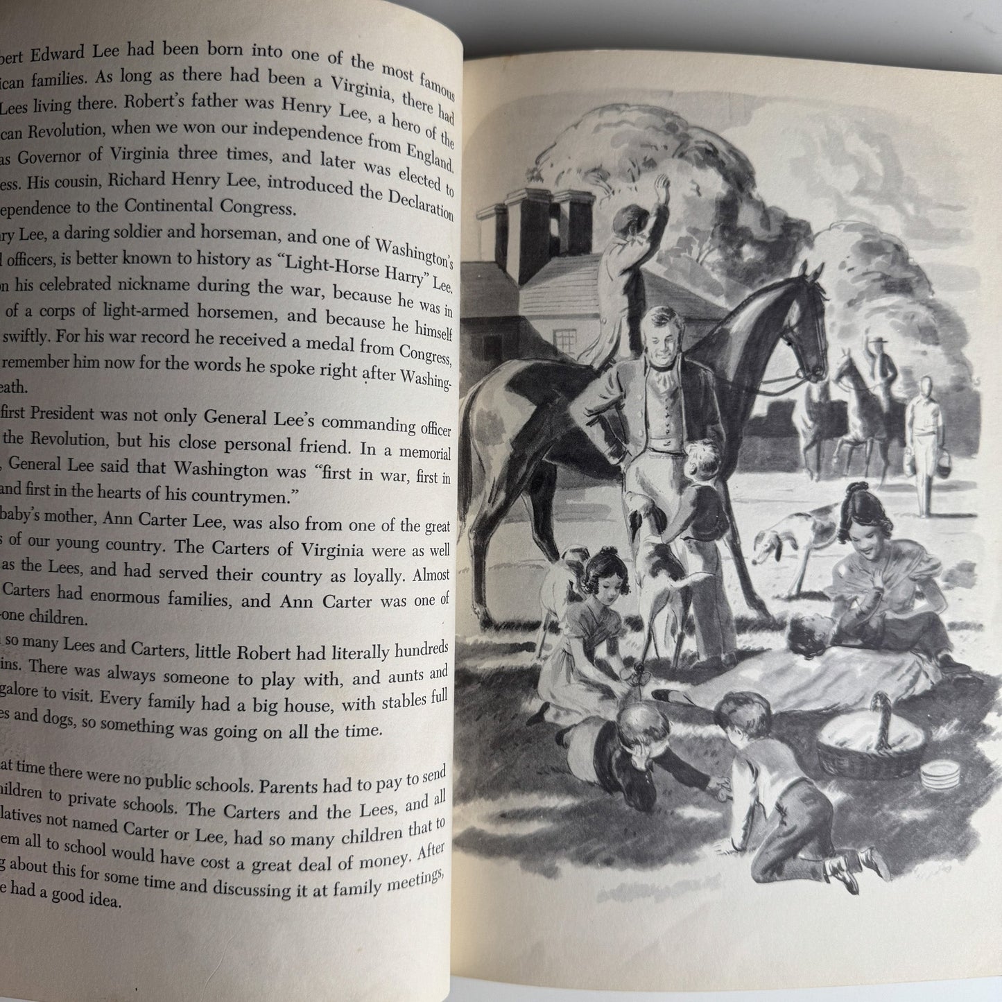 Robert E. Lee by David McDowell, Illustrated Juvenile Biography (1953) - Pretty Old Books
