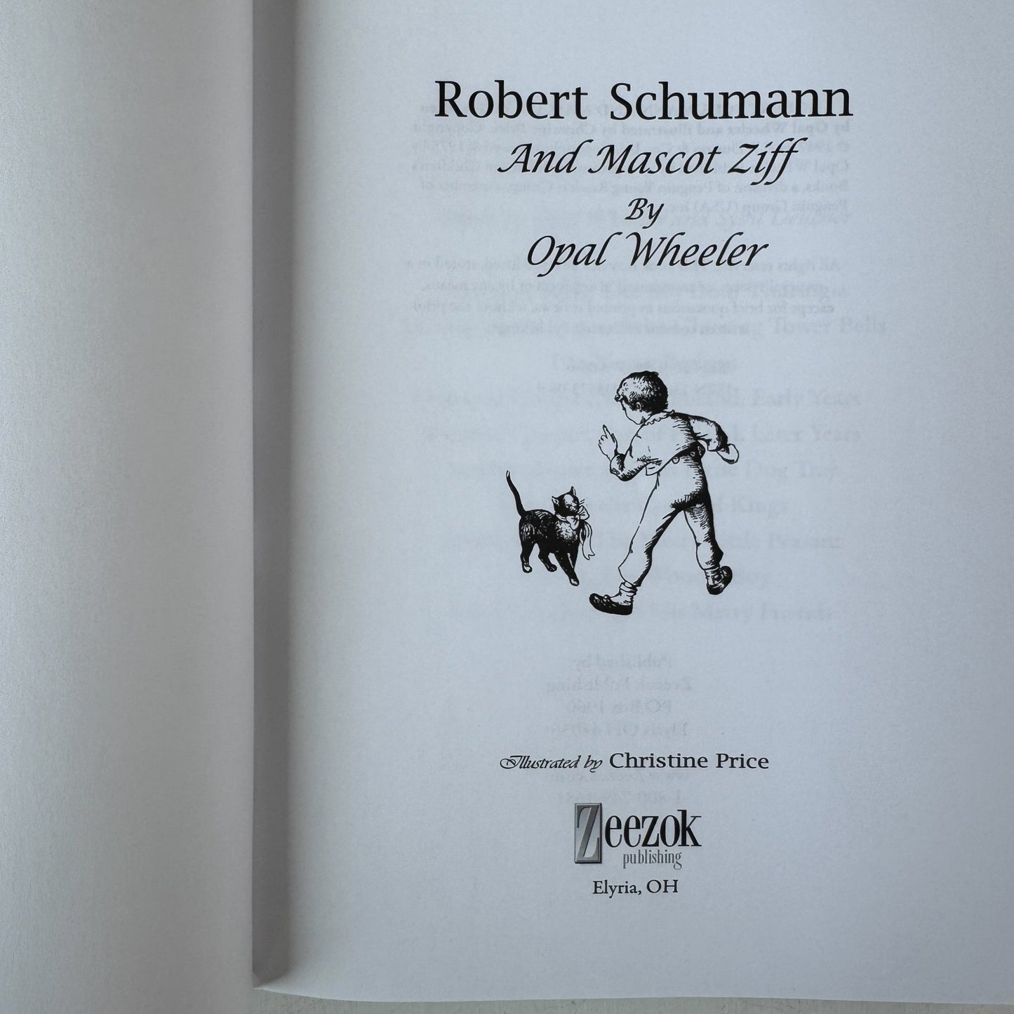 Robert Schumann and Mascot Ziff, Opal Wheeler - Pretty Old Books