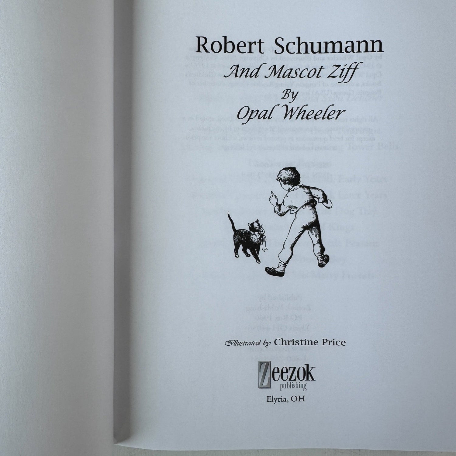 Robert Schumann and Mascot Ziff, Opal Wheeler - Pretty Old Books