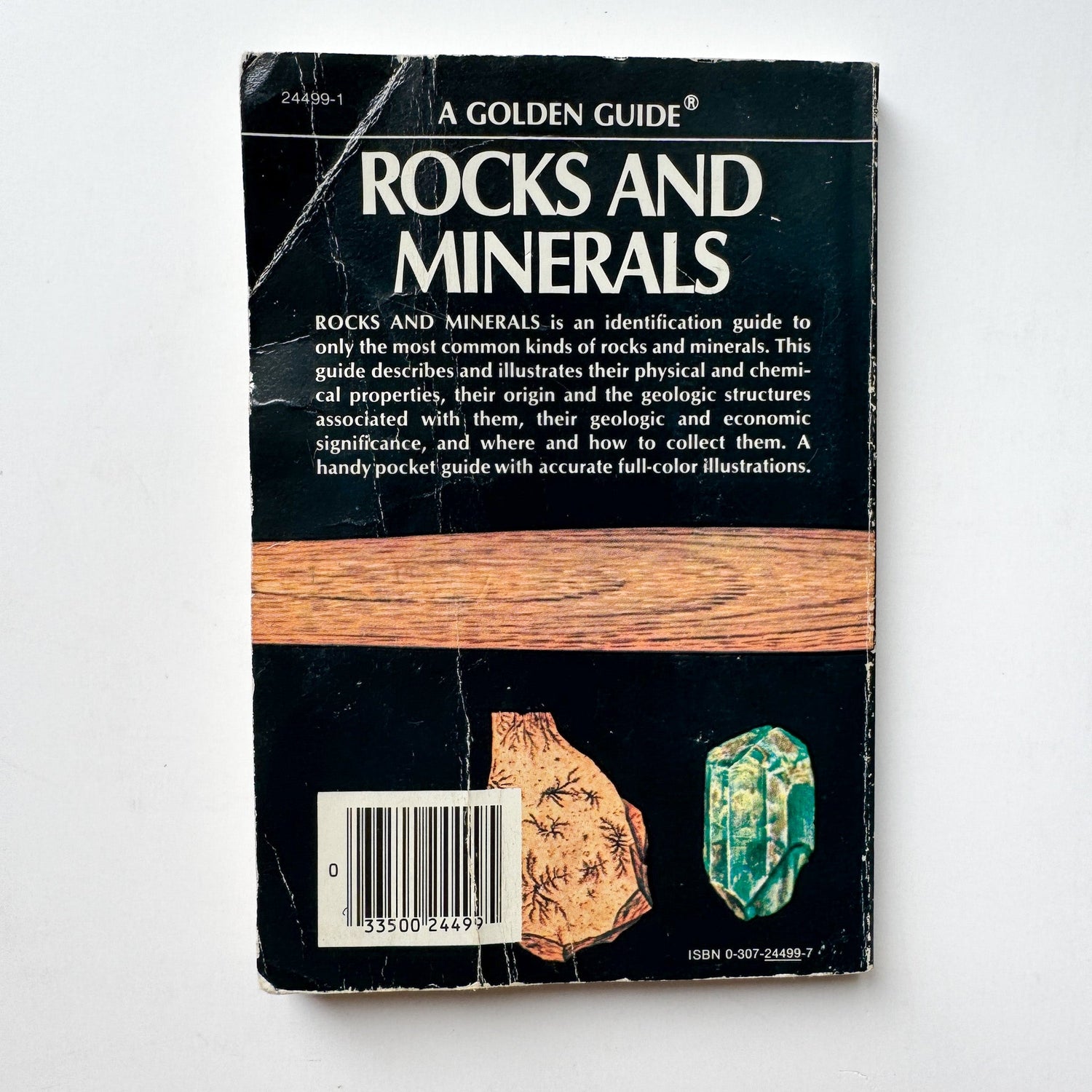 Rocks and Minerals A Golden Guide 1957 Paperback - Pretty Old Books