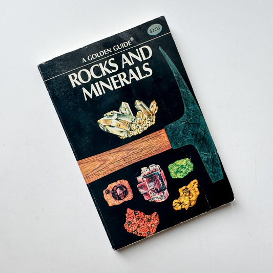 Rocks and Minerals A Golden Guide 1957 Paperback - Pretty Old Books