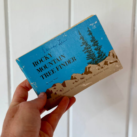 Rocky Mountain Tree Finder, 1972 Pocket Field Guide - Pretty Old Books