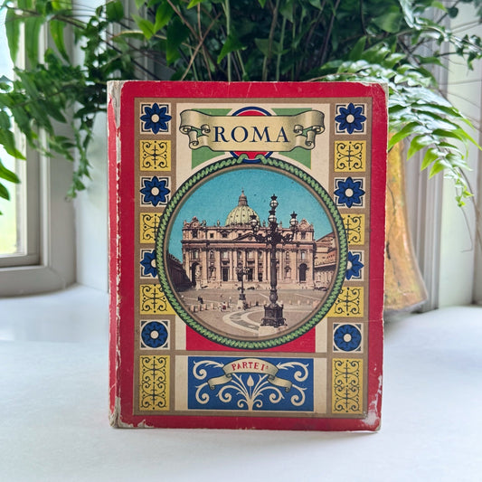 Roma, Parte I, Accordion Postcard/Photograph Souvenir Book - Pretty Old Books