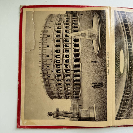 Roma, Parte I, Accordion Postcard/Photograph Souvenir Book - Pretty Old Books