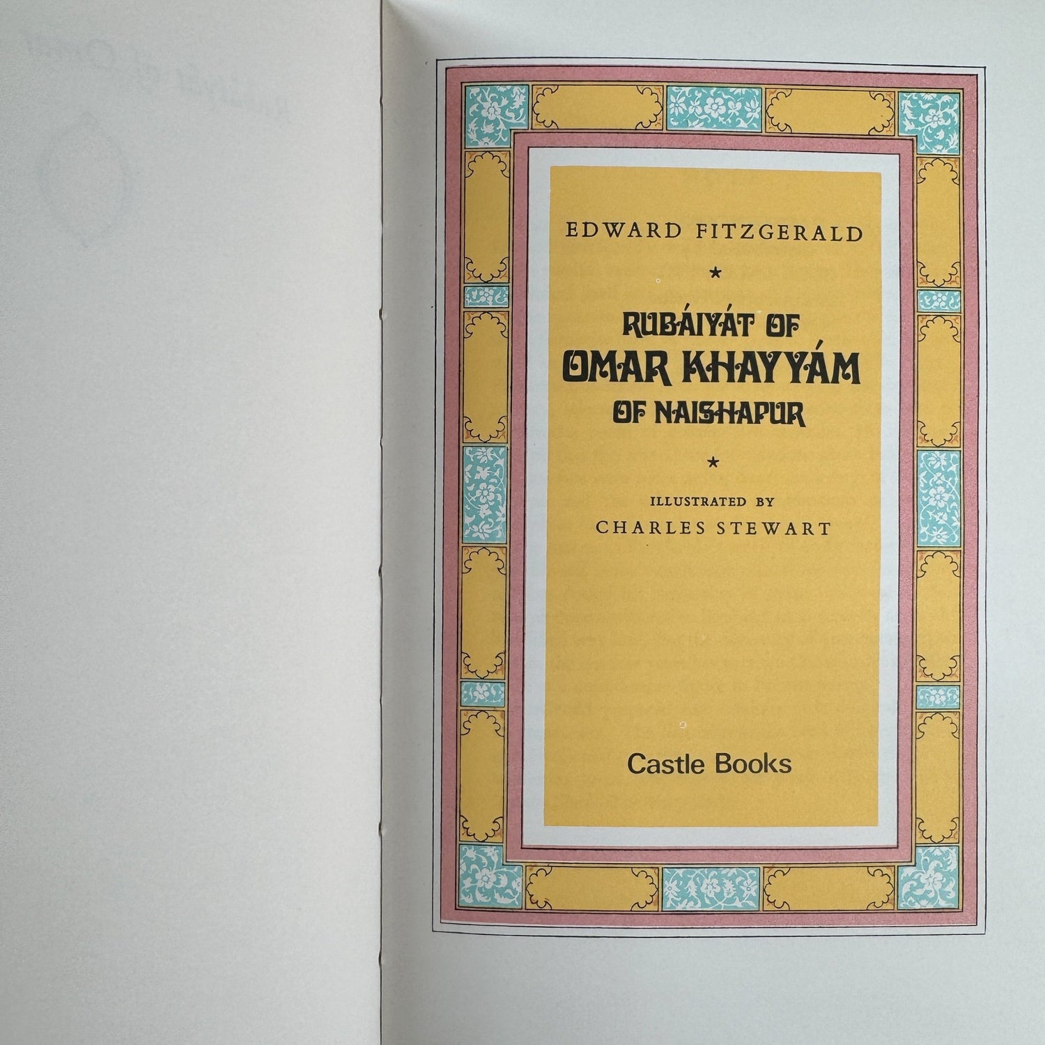 Rubáiyát of Omar Khayyám of Naishapur, Illustrated by Charles Stewart - Pretty Old Books