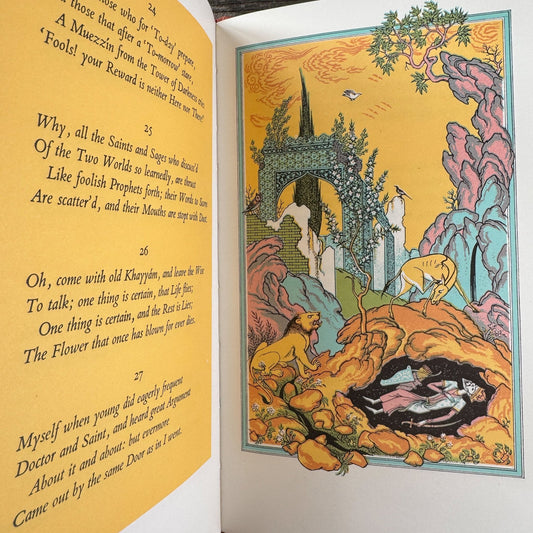 Rubáiyát of Omar Khayyám of Naishapur, Illustrated by Charles Stewart - Pretty Old Books