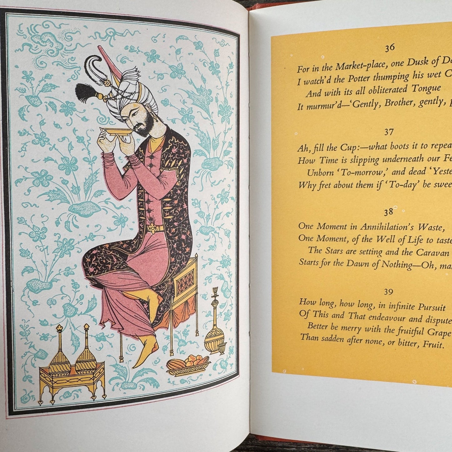 Rubáiyát of Omar Khayyám of Naishapur, Illustrated by Charles Stewart - Pretty Old Books