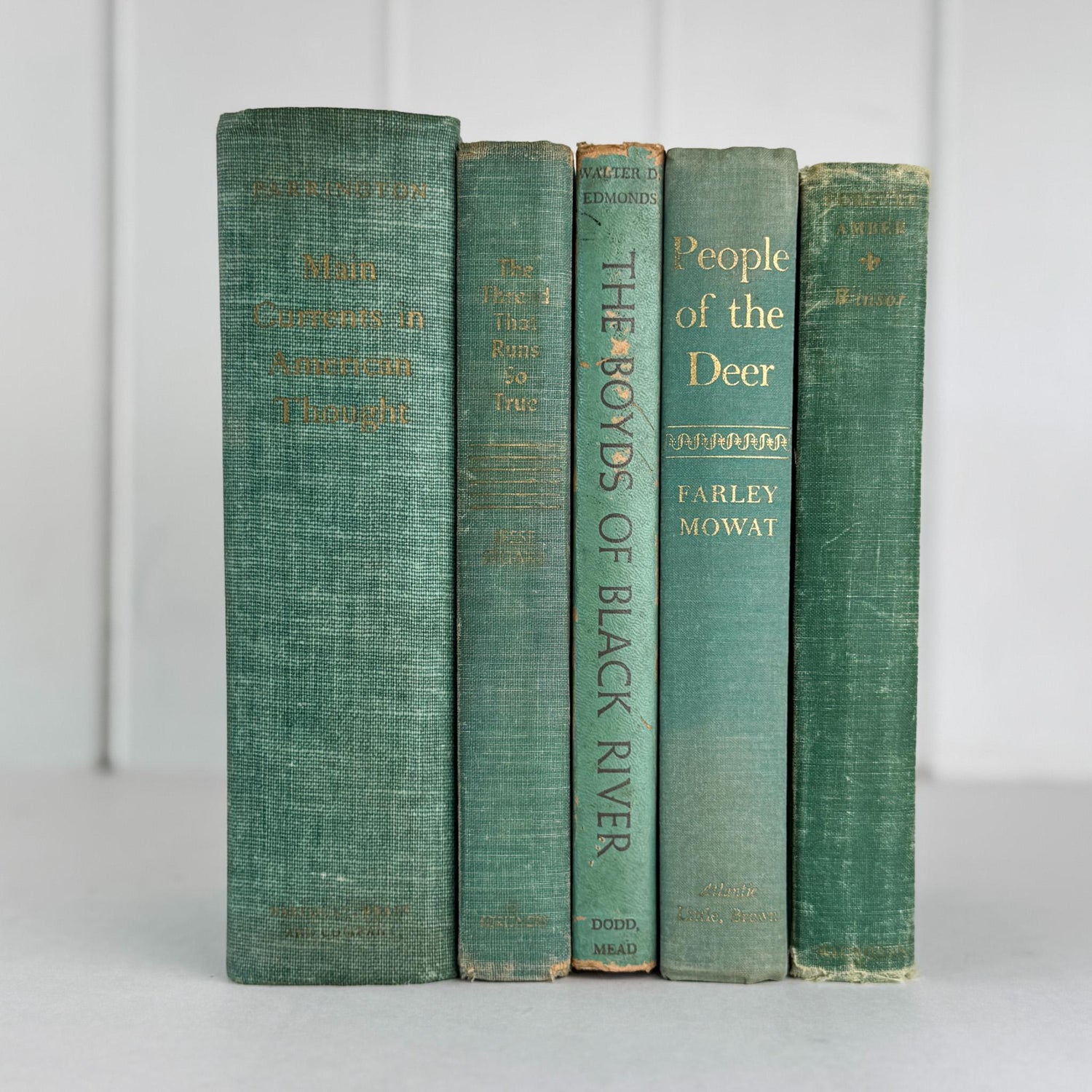 Green Vintage Book Bundles