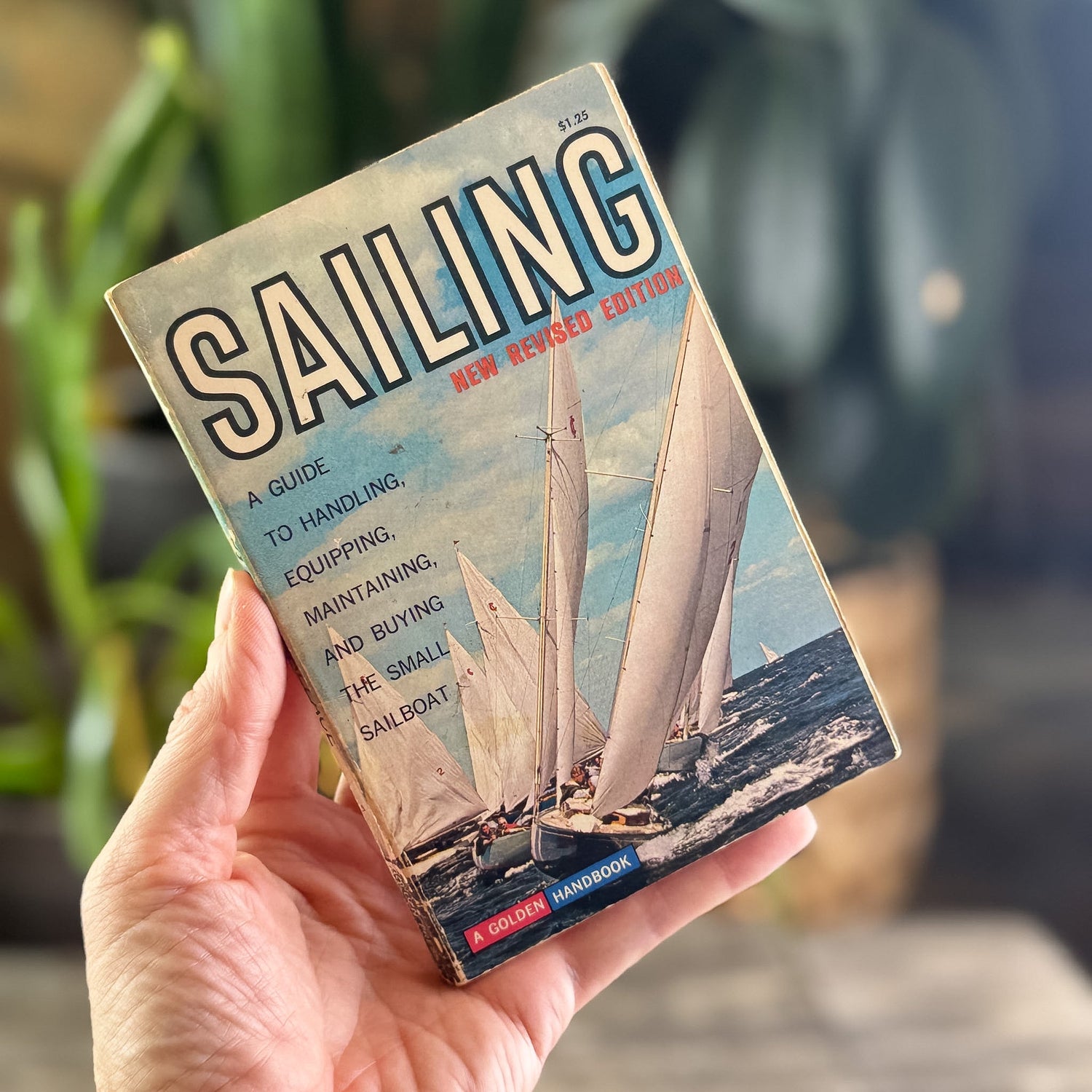 Sailing, A Golden Handbook, 1966 - Pretty Old Books