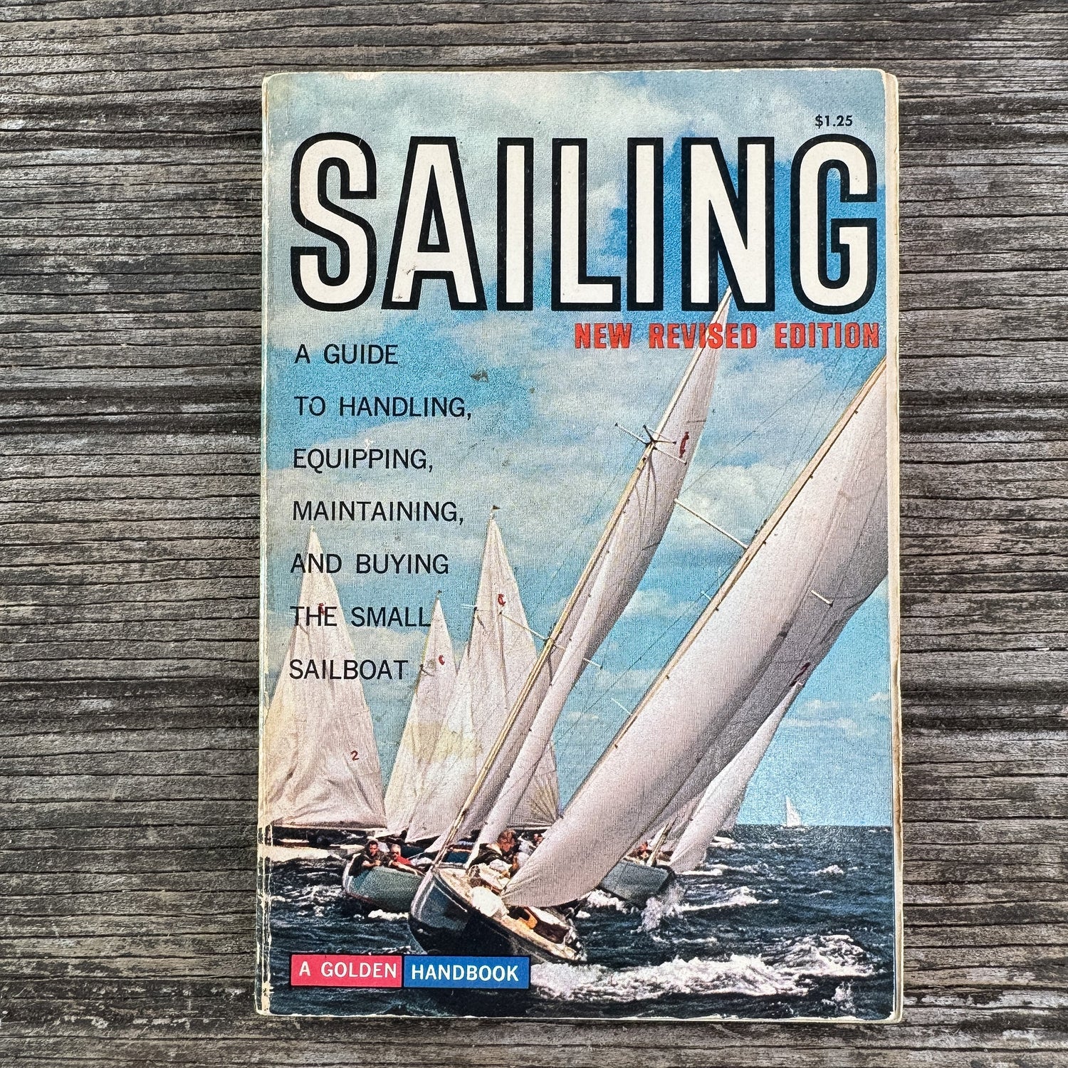 Sailing, A Golden Handbook, 1966 - Pretty Old Books