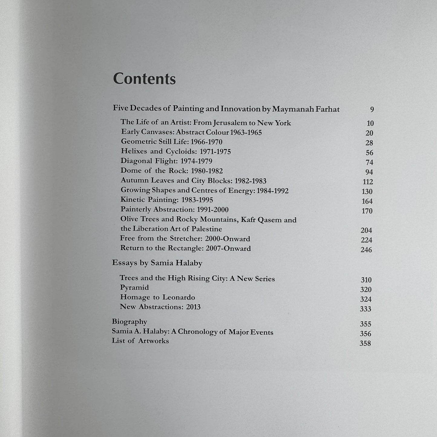 Samia Halaby: Five Decades of Painting and Innovation, Maymanah Farhat, 2013 - Pretty Old Books