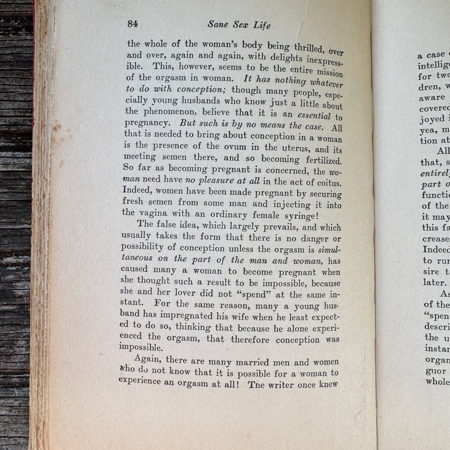 Sane Sex and Sane Sex Living, 1922 Sex Education Book - Pretty Old Books
