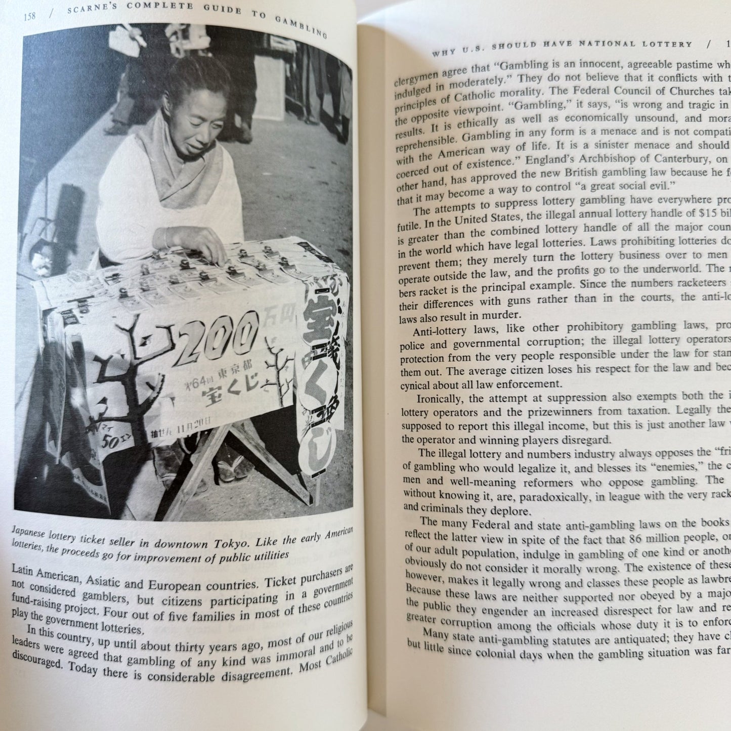 Scarne's Complete Guide To Gambling, 1961 Hardcover - Pretty Old Books