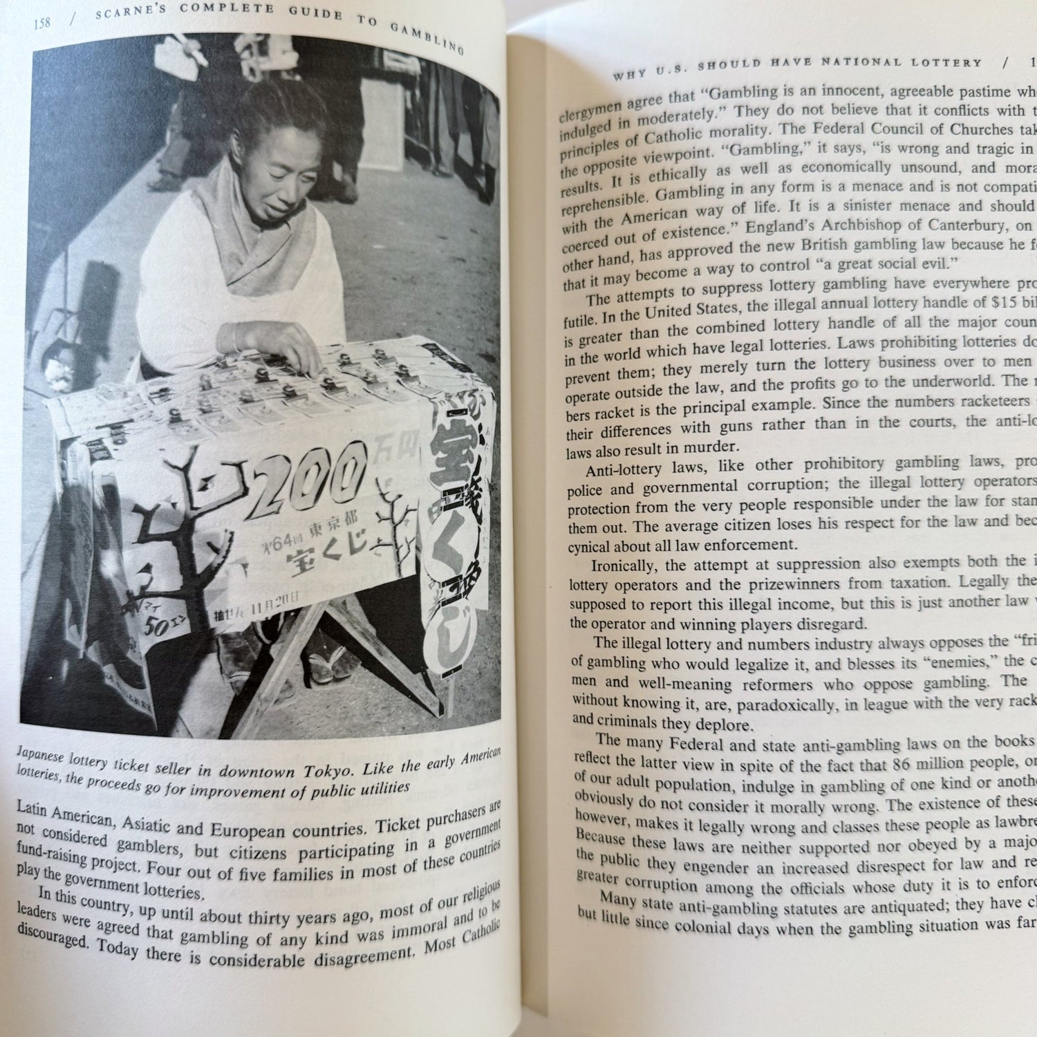 Scarne's Complete Guide To Gambling, 1961 Hardcover - Pretty Old Books