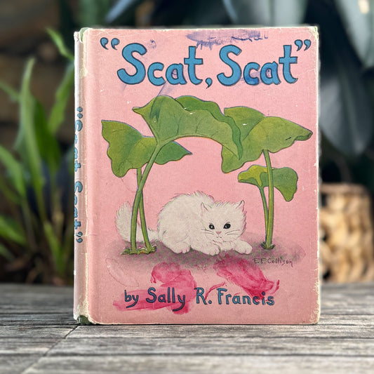 "Scat, Scat," Sally R. Francis, 1940 - Pretty Old Books