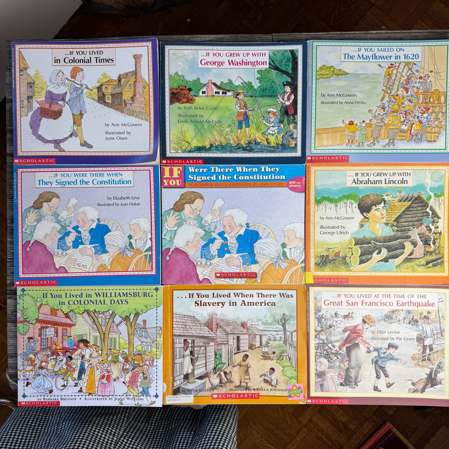 Scholastic If You Lived Series Bundle - Pretty Old Books