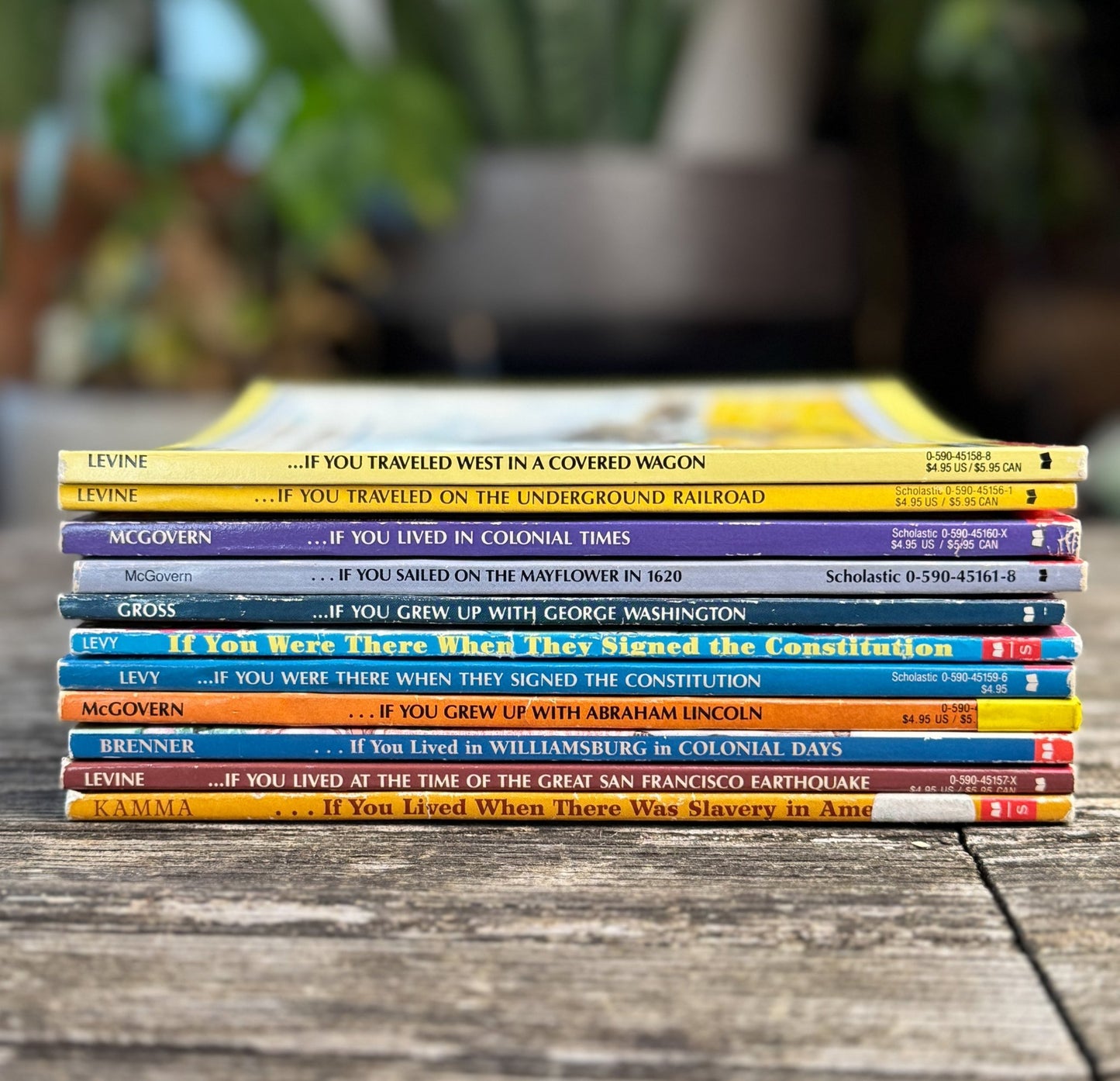 Scholastic If You Lived Series Bundle - Pretty Old Books