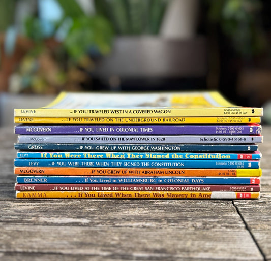 Scholastic If You Lived Series Bundle - Pretty Old Books