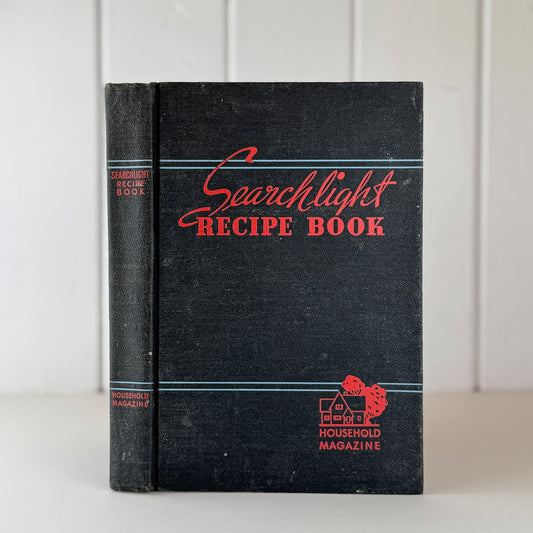 Searchlight Recipe Book, 1947, Household Magazine Tabbed Hardcover - Pretty Old Books