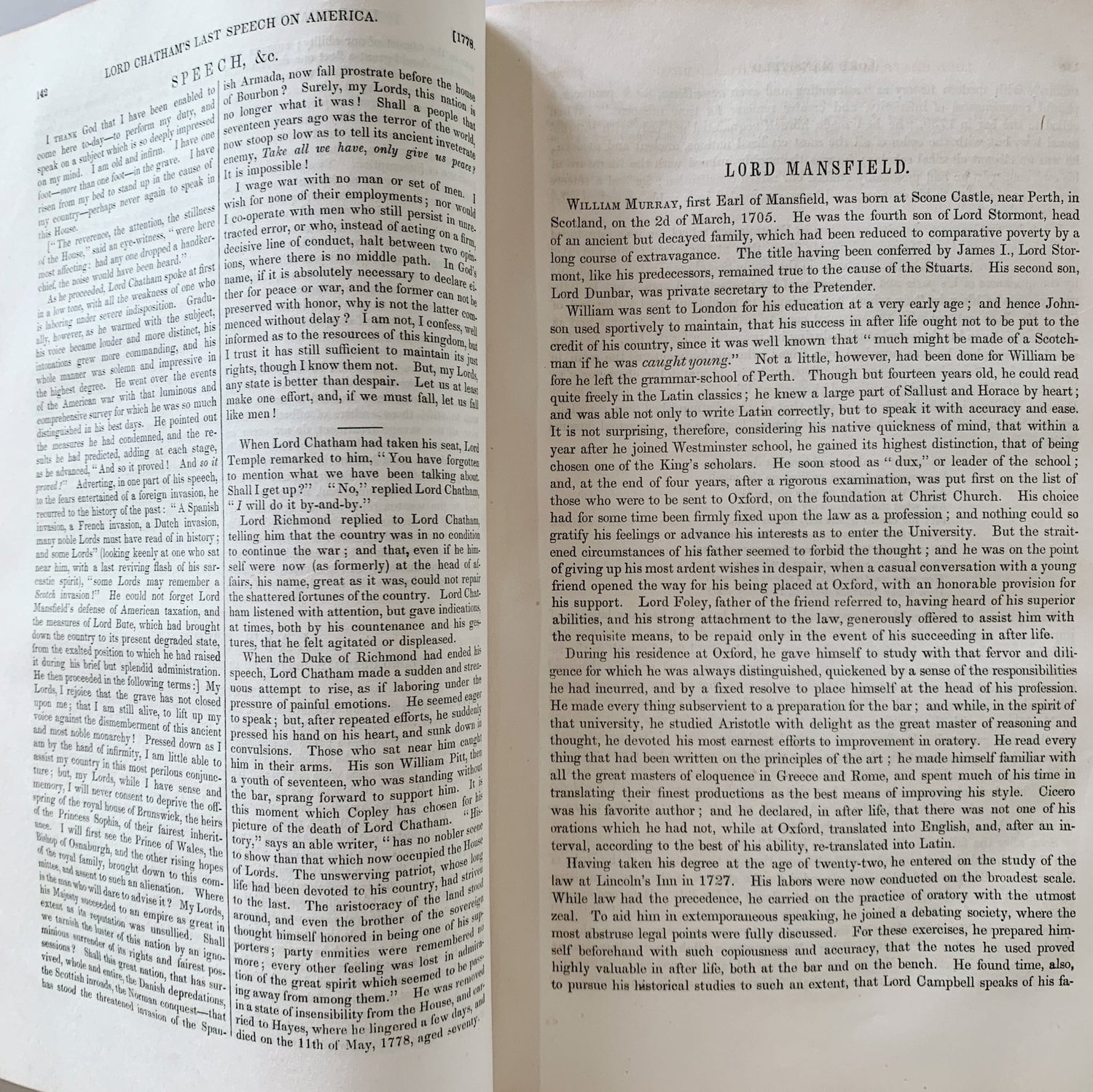 Select British Eloquence, Edmund Burke, Walpole, Lord Erskine, 1853 Hardcover - Pretty Old Books