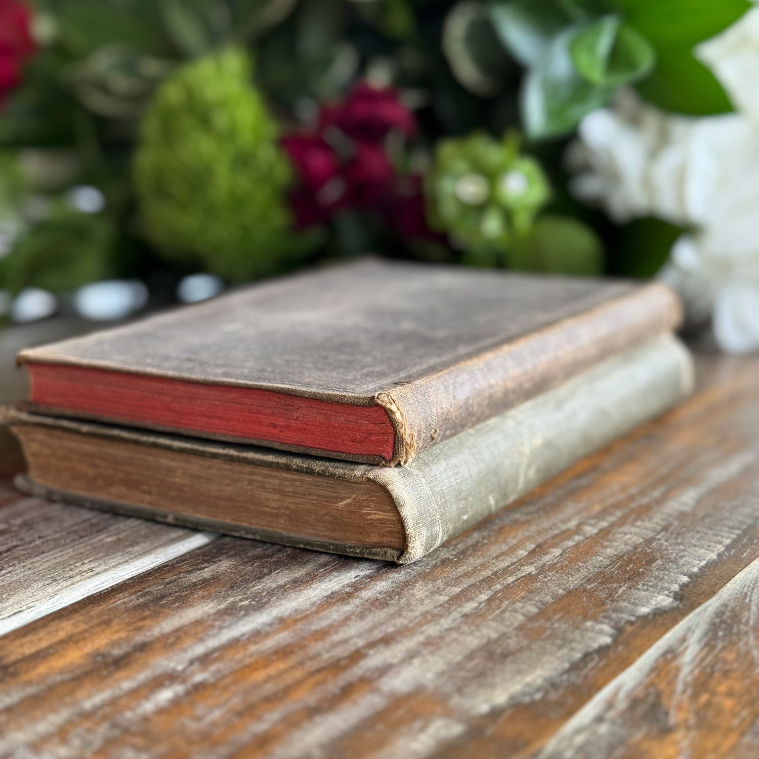 Set of 2 Antique Latin Textbooks - Pretty Old Books