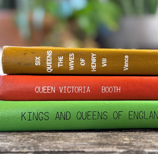 Set of 3 British Monarchy Young Adult Nonfiction Books - Pretty Old Books