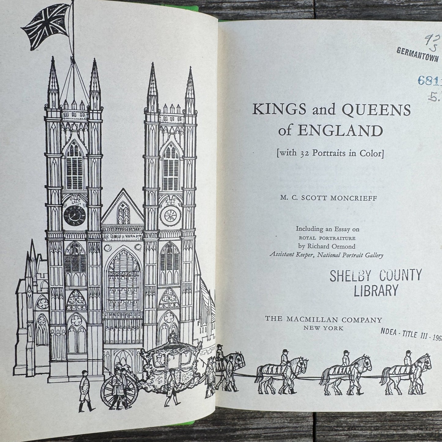 Set of 3 British Monarchy Young Adult Nonfiction Books - Pretty Old Books