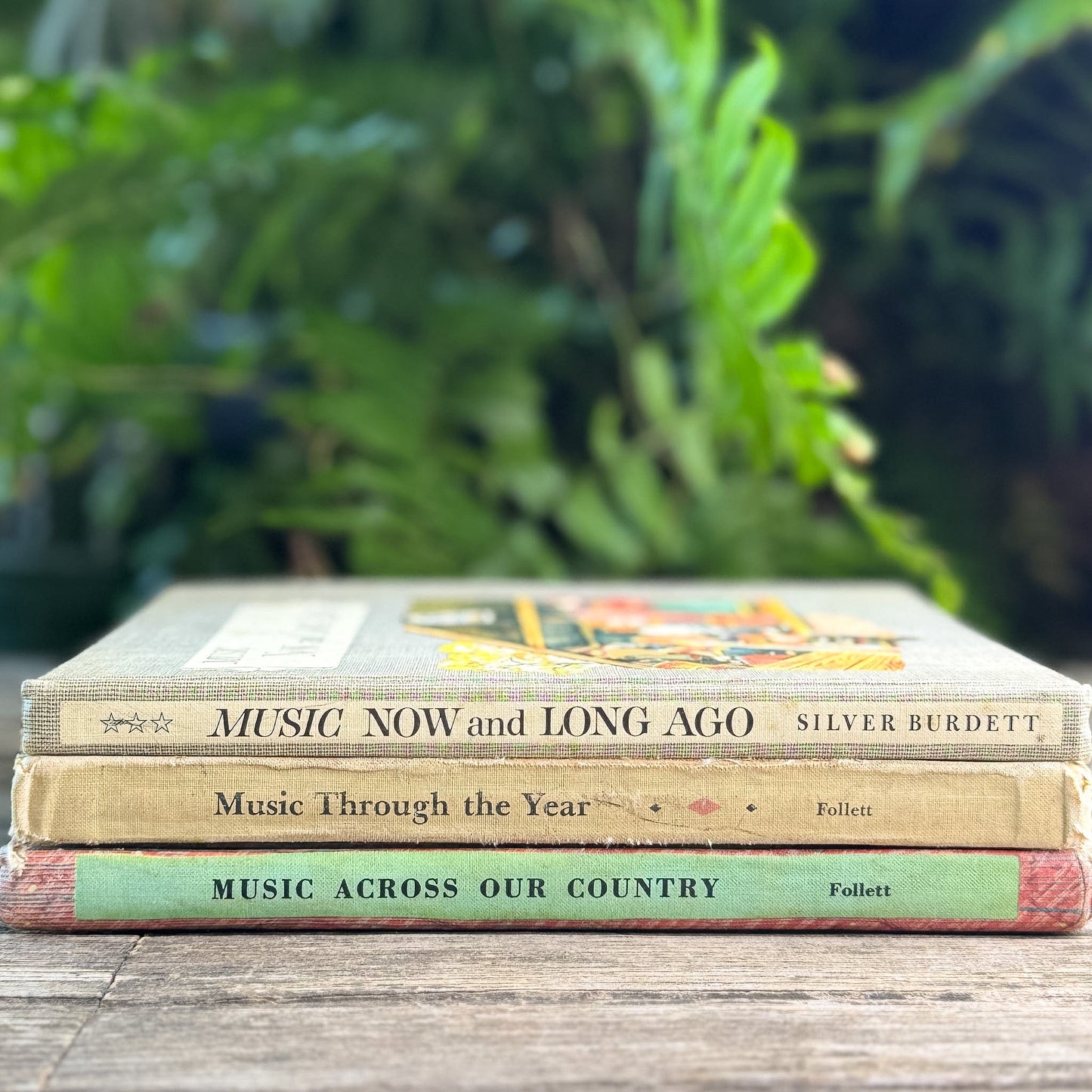 Set of 3 Mid-Century Illustrated Music Books for Kids - Pretty Old Books