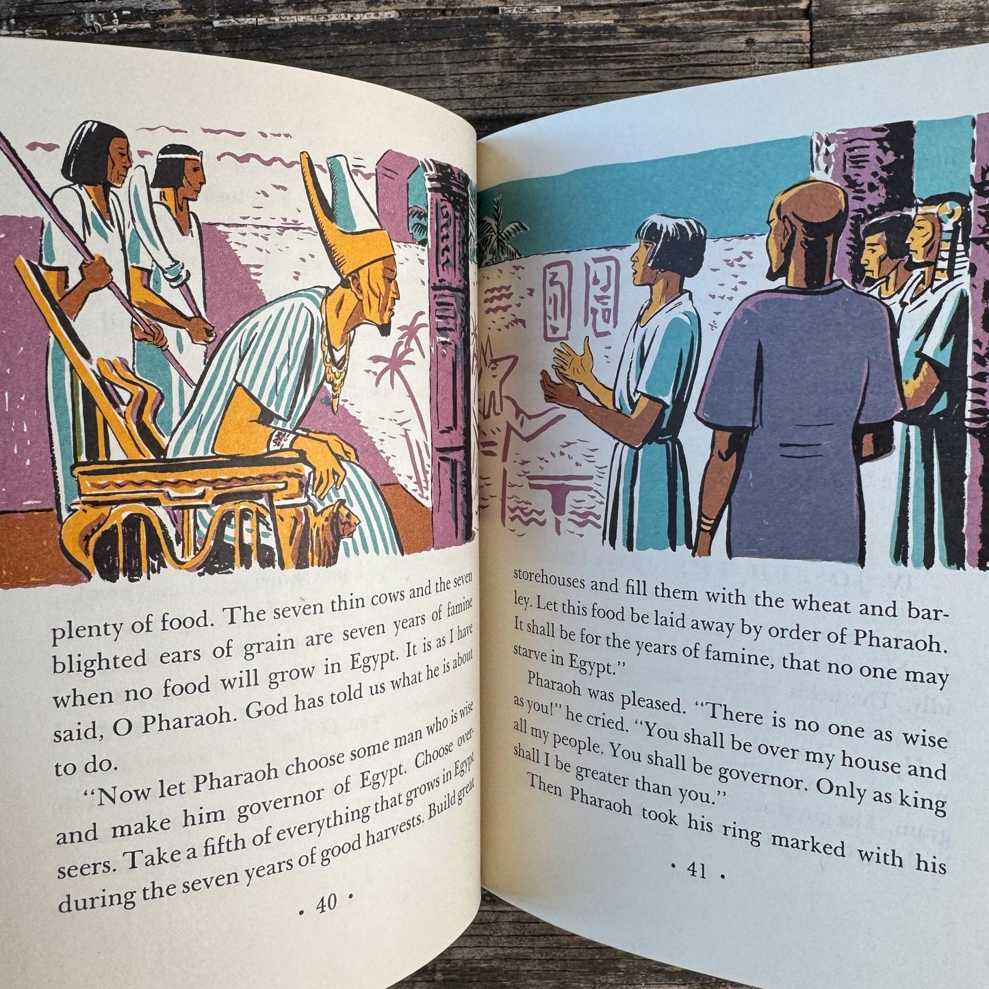 Set of 5 Vintage Children's Religious Books - Pretty Old Books