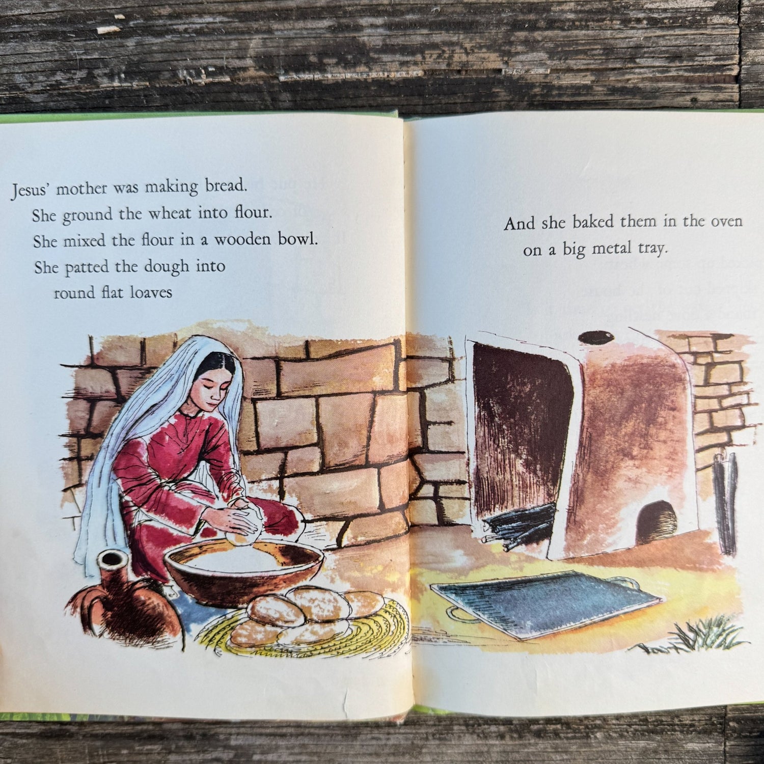 Set of 5 Vintage Children's Religious Books - Pretty Old Books