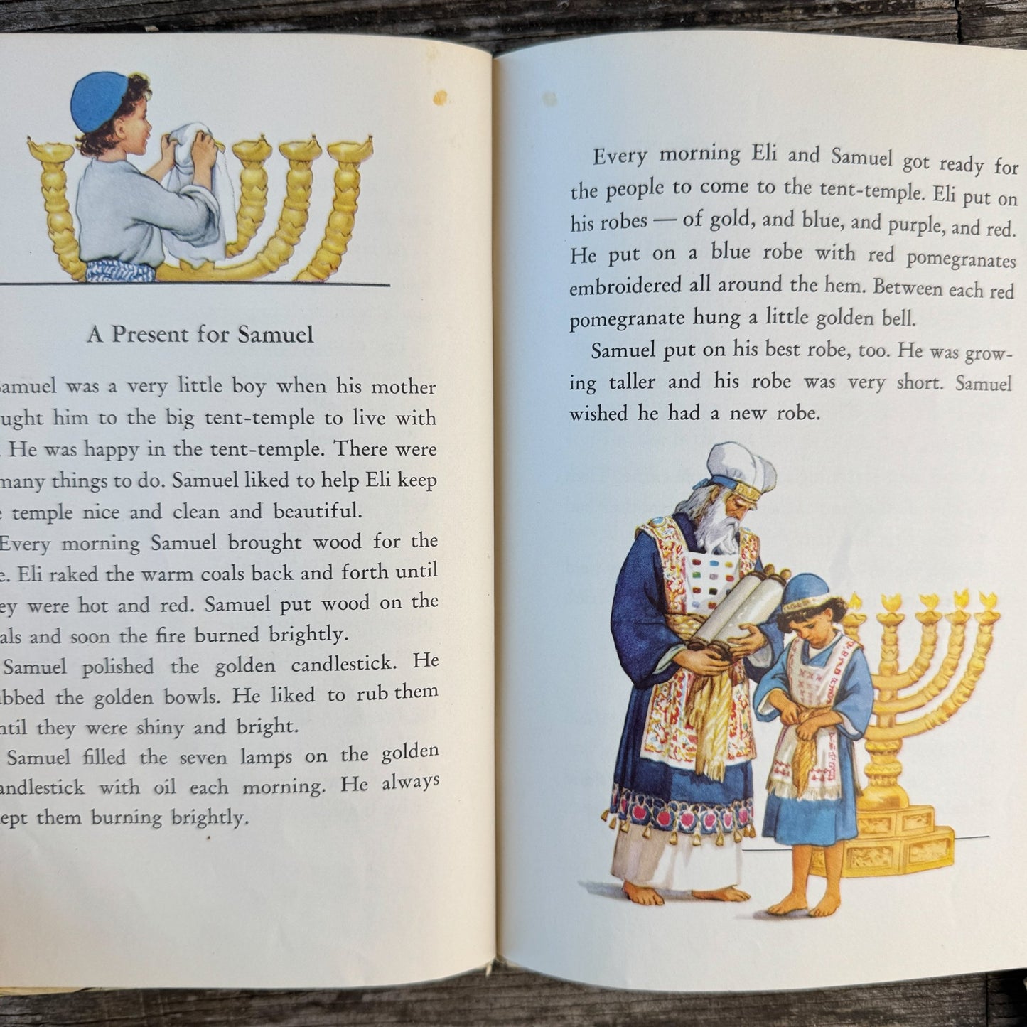 Set of 5 Vintage Children's Religious Books - Pretty Old Books