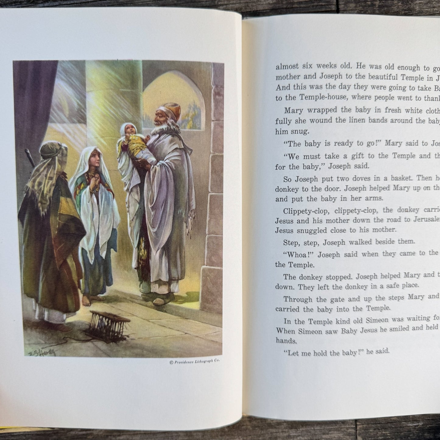 Set of 5 Vintage Children's Religious Books - Pretty Old Books