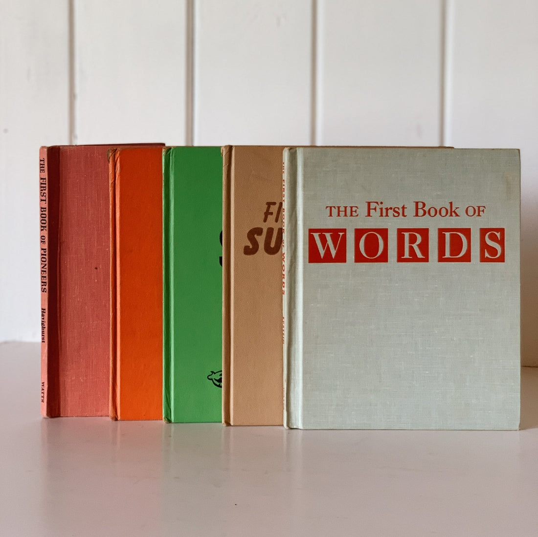 Set of Five: The First Book of Pioneers, Atlas, Submarines, Words ...
