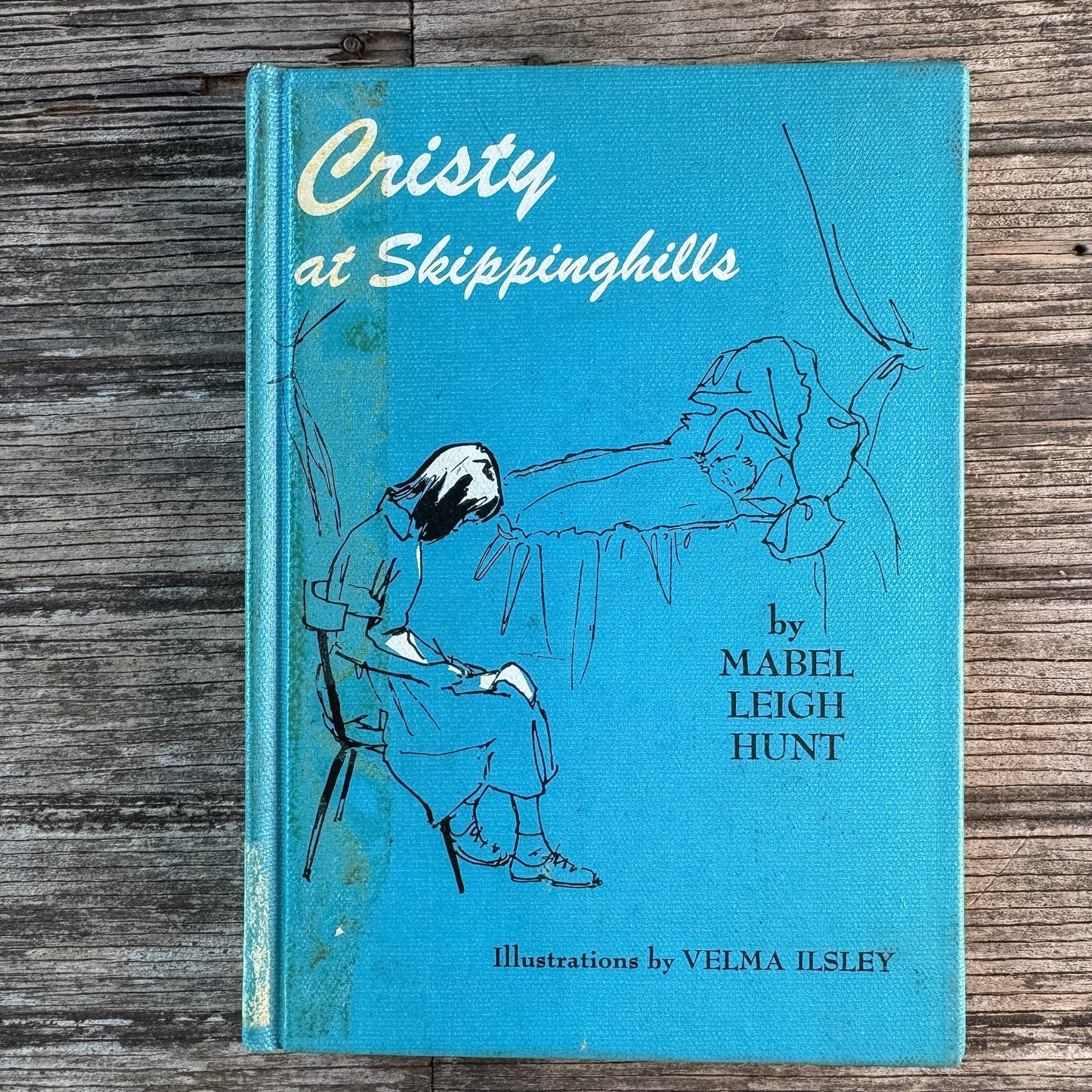 Set of Two Mabel Leigh Hunt Books: Cristy at Skippinghills and Stars for Cristy, 1958 and 1956 - Pretty Old Books
