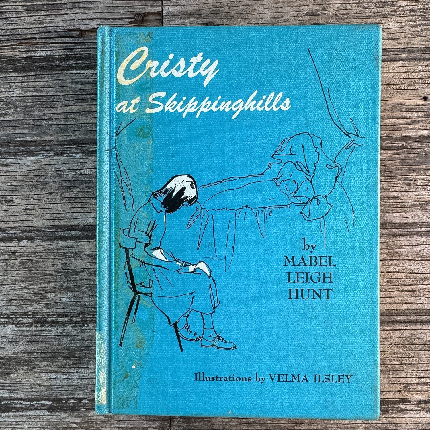 Set of Two Mabel Leigh Hunt Books: Cristy at Skippinghills and Stars for Cristy, 1958 and 1956 - Pretty Old Books