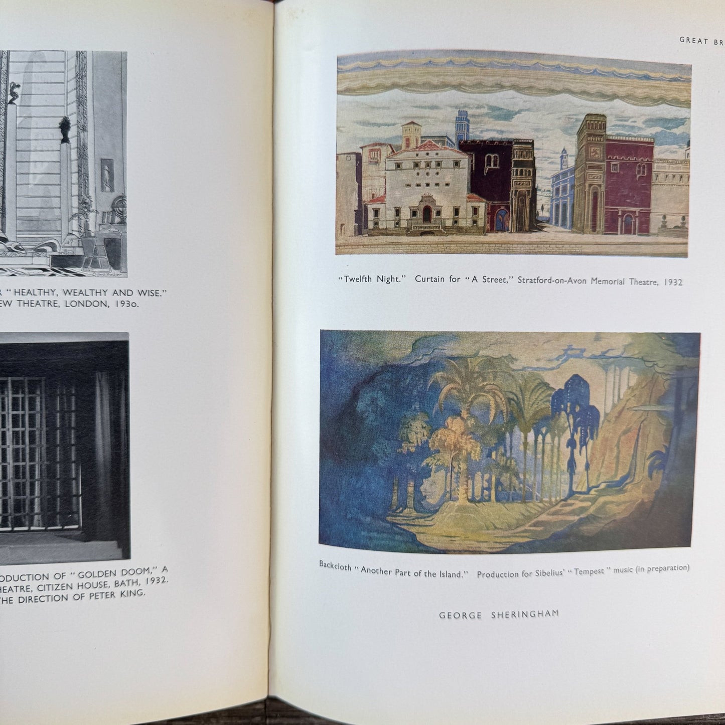 Settings & Costumes of the Modern Stage – Theodore Komisarjevsky and Lee Simonson – 1933 - Pretty Old Books