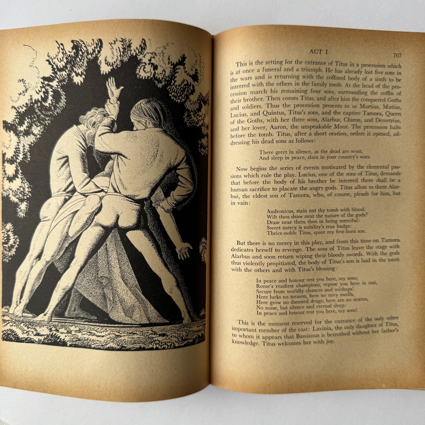 Shakespeare Arranged for Modern Reading, Illustrated by Rockwell Kent, 1946 - Pretty Old Books