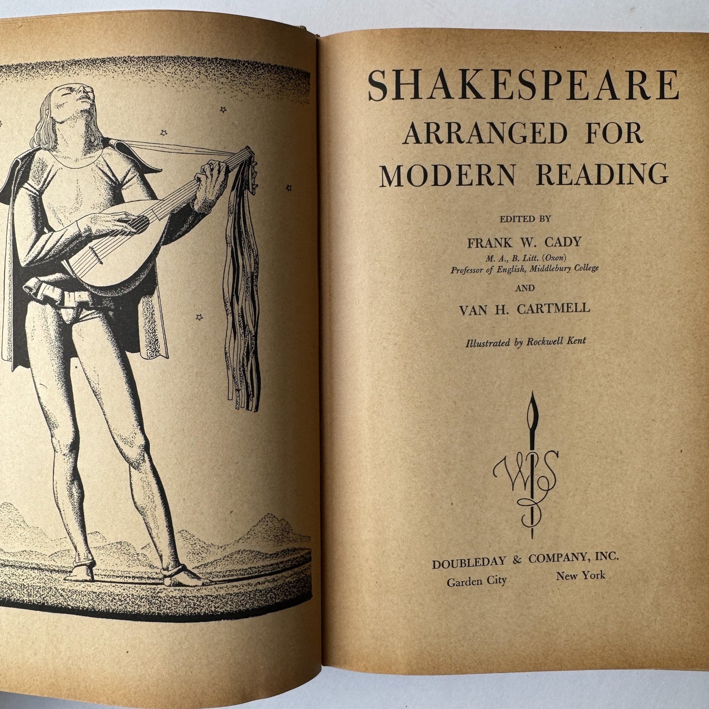 Shakespeare Arranged for Modern Reading, Illustrated by Rockwell Kent, 1946 - Pretty Old Books