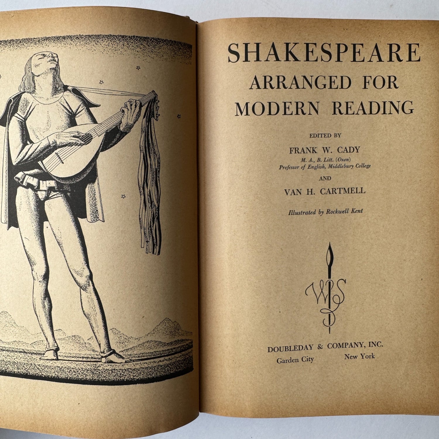 Shakespeare Arranged for Modern Reading, Illustrated by Rockwell Kent, 1946 - Pretty Old Books