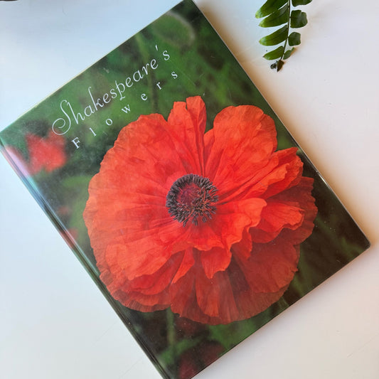 Shakespeare's Flowers, 2001 Oversized Coffee Table Botanical Book - Pretty Old Books