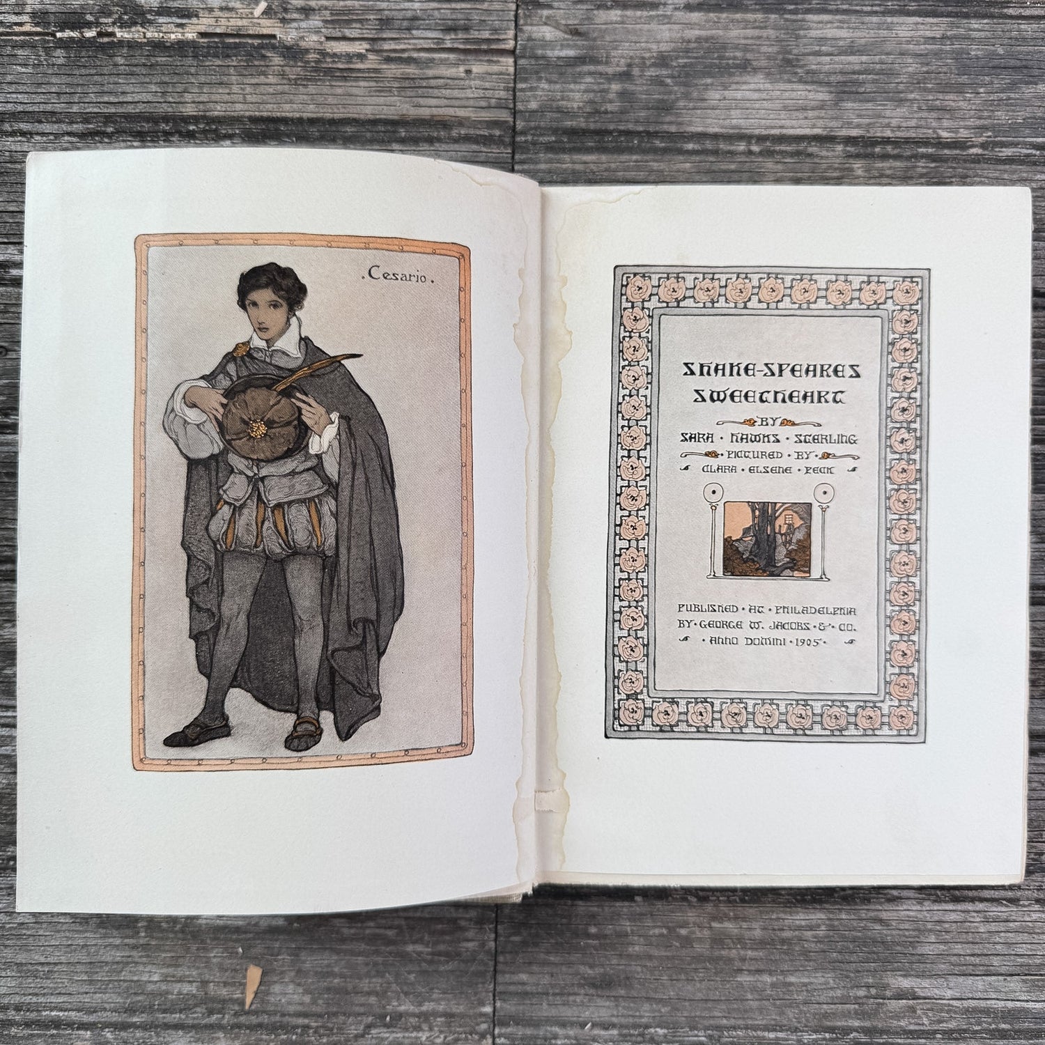 Shakespeare's Sweetheart, Sara Hawkes Sterling, 1905 - Pretty Old Books