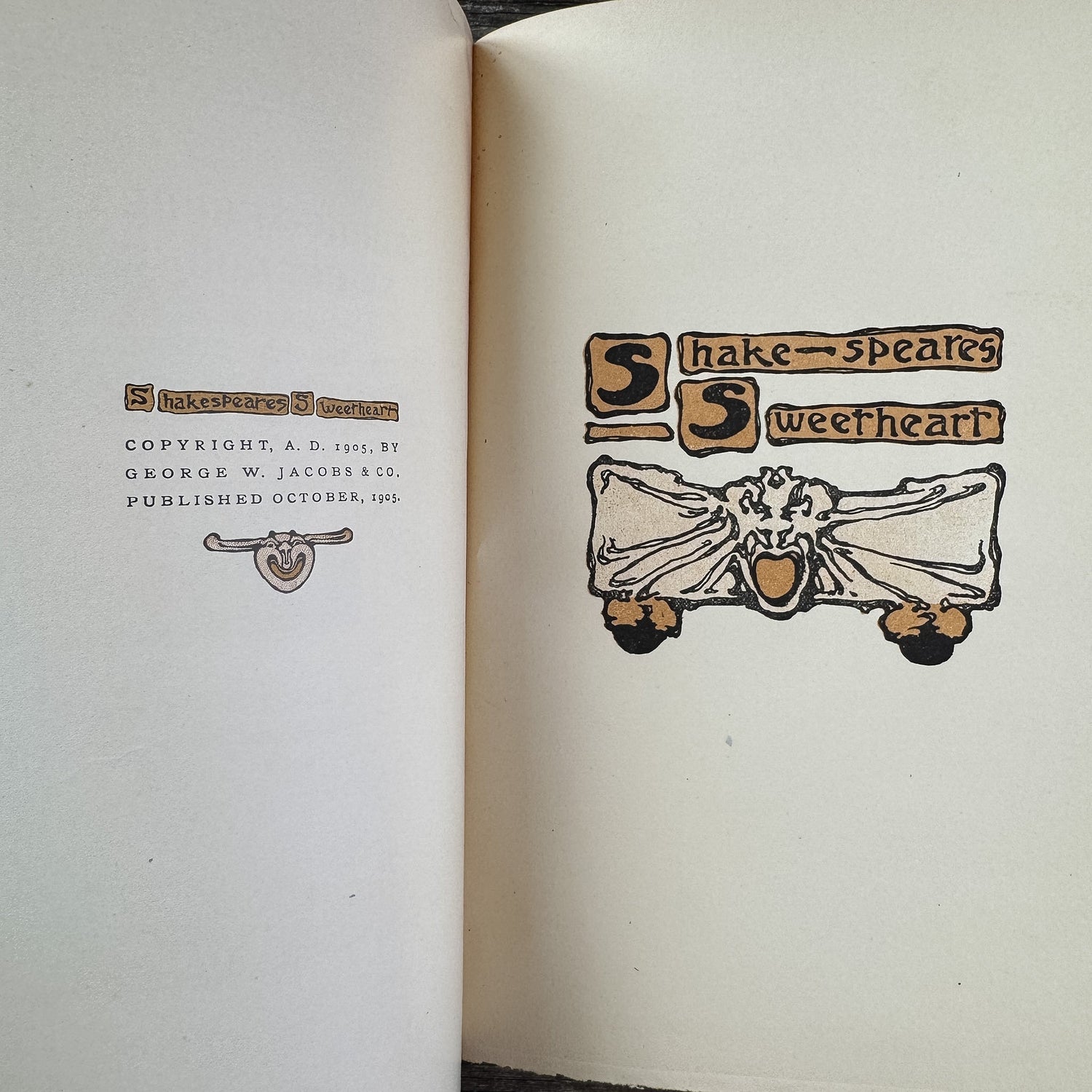 Shakespeare's Sweetheart, Sara Hawkes Sterling, 1905 - Pretty Old Books