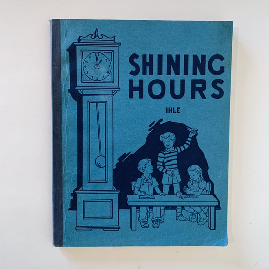 Shining Hours, A First Book of Numbers, 1942 Softcover School Book - Pretty Old Books