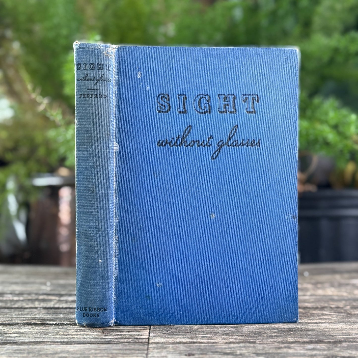 Sight Without Glasses, 1940 Vision Improvement Book - Pretty Old Books